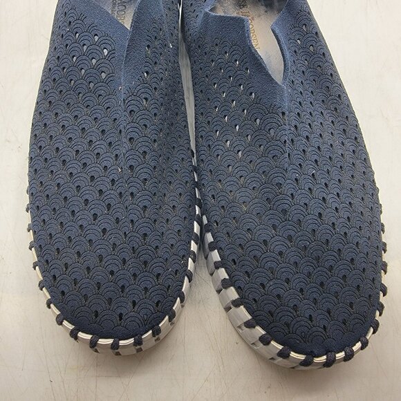 Ilse Jacobsen Plateau Womens 10 Tulip Shoes Slip on Navy Platform Comfort - Picture 10 of 13